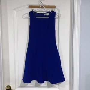 Royal Blue Fit and Flare Dress